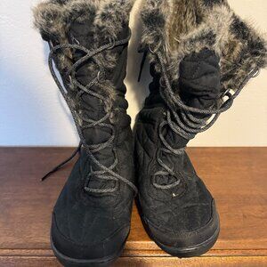 Black Women's Columbia Size 11 Winter Boots